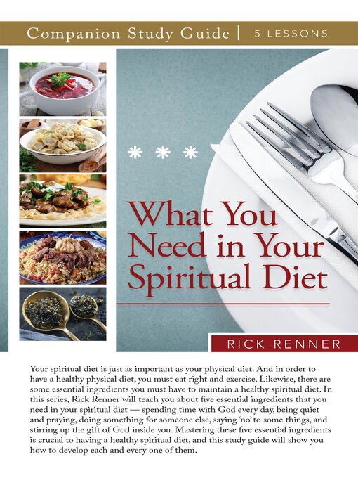 Cover image for What You Need in Your Spiritual Diet Study Guide